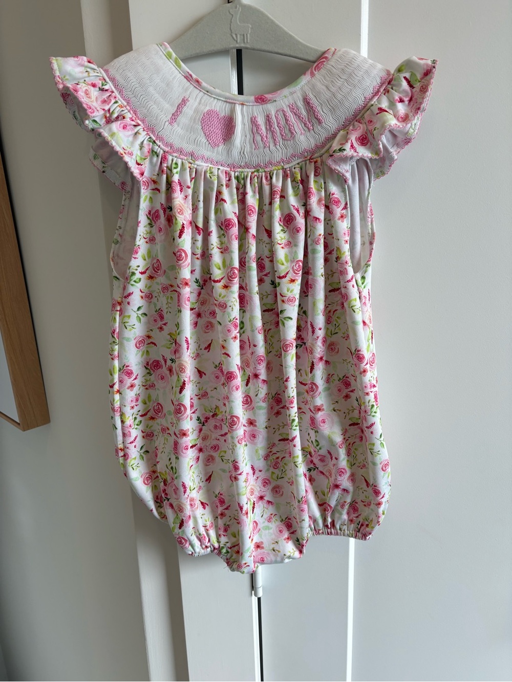 I ♥ Mom Smocked Bubble
